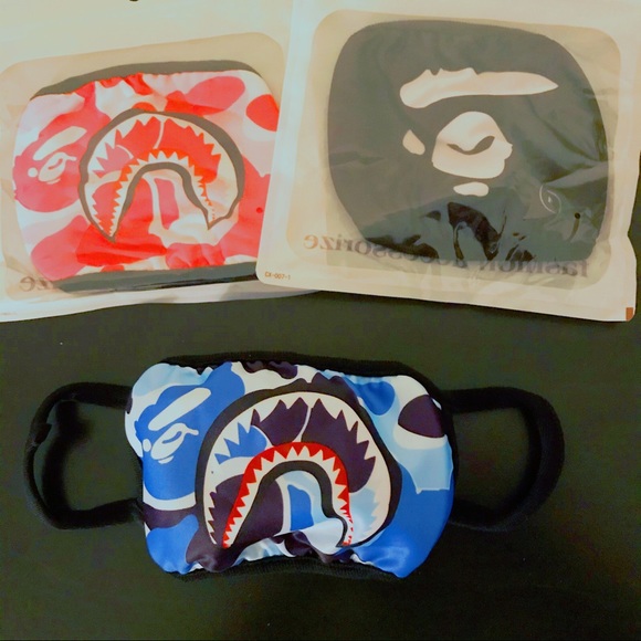 Fashion Ape/Shark Face Masks (3-Pack) - Picture 7 of 12